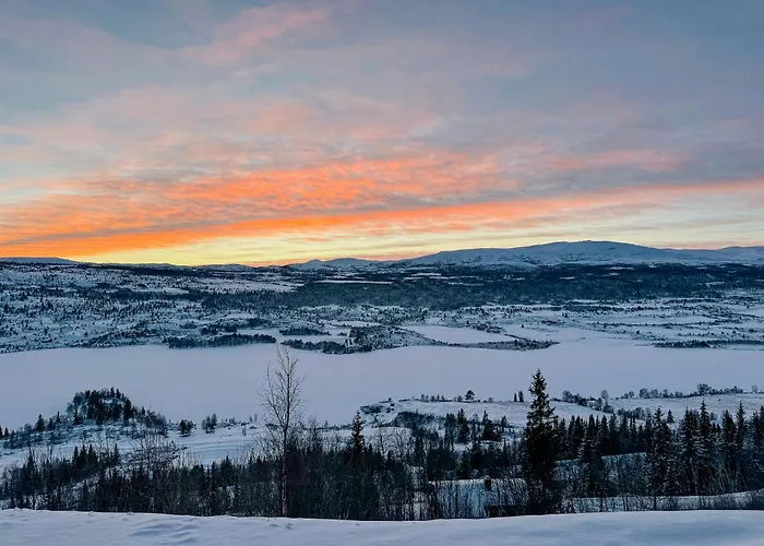 Family With Picturesque View At *